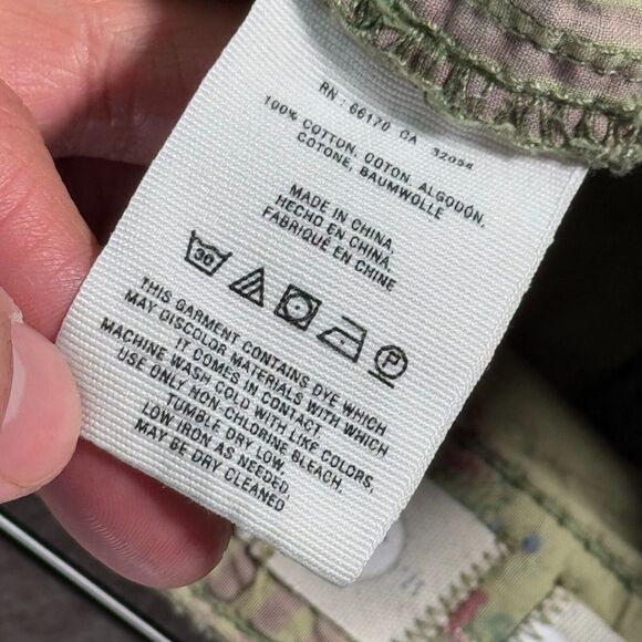 Anthropologie Hei Hei Cargo Pants Womens‎ 28 Yellow Green Slim Straight Set Of 2 - Picture 14 of 16